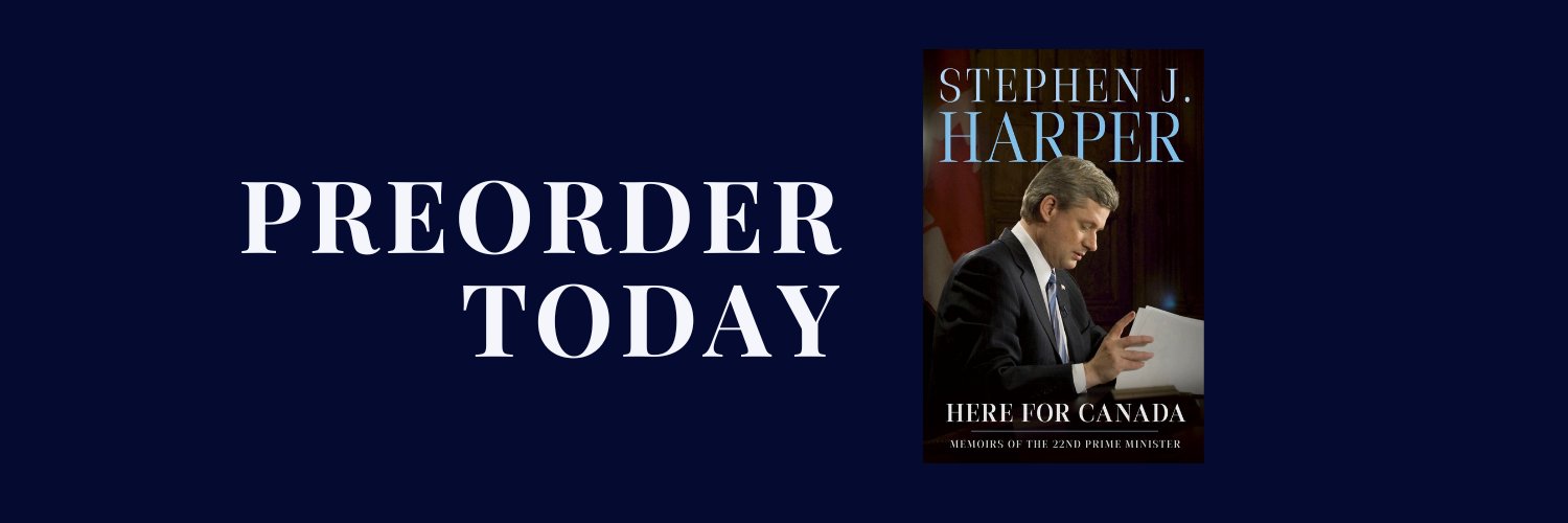 Stephen Harper banner
