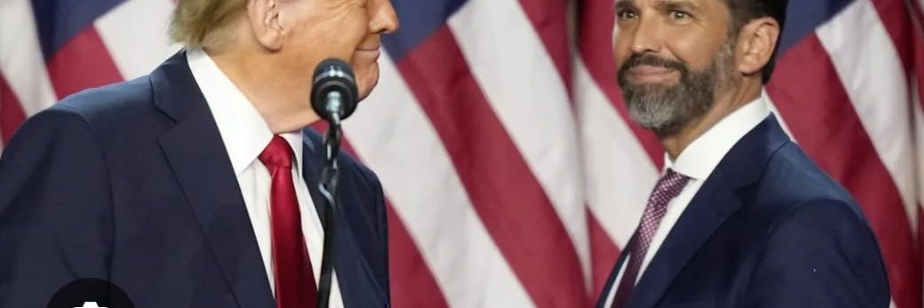 Donald Trump Jr Q banner