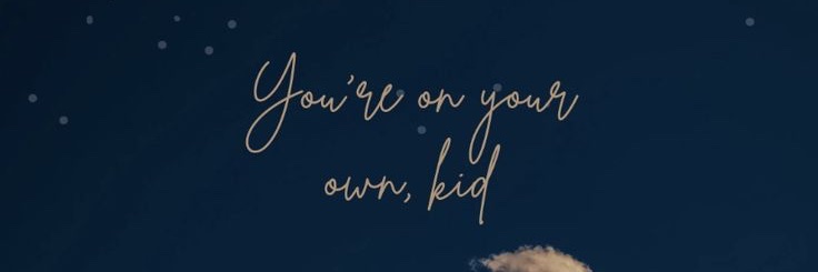 oh sweet summer child banner