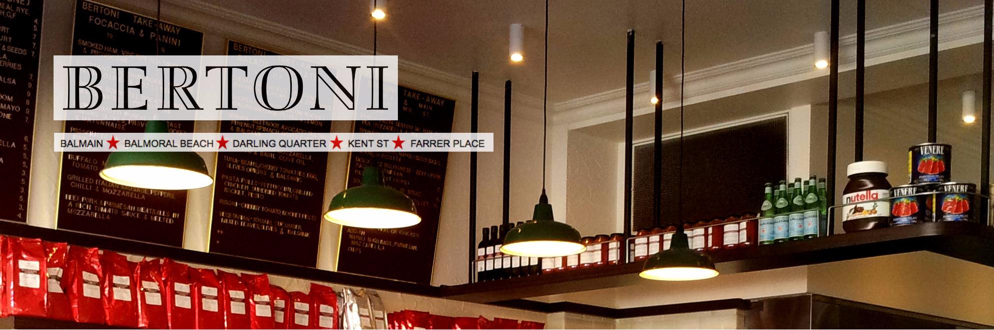 Bertoni Cafe banner