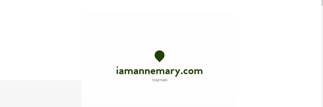 iamannemarycom's profile banner image