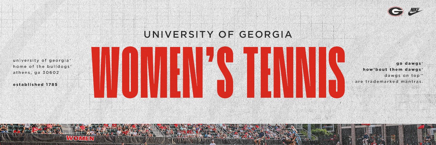 Georgia Women's Tennis's banner