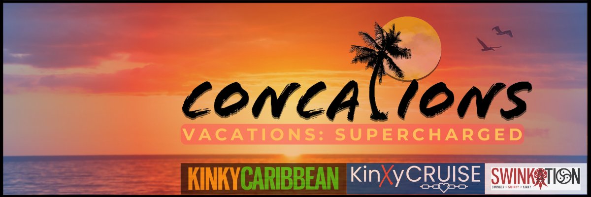 Concations: KinkyCaribbean/Kinky Cruise/Swinkation banner