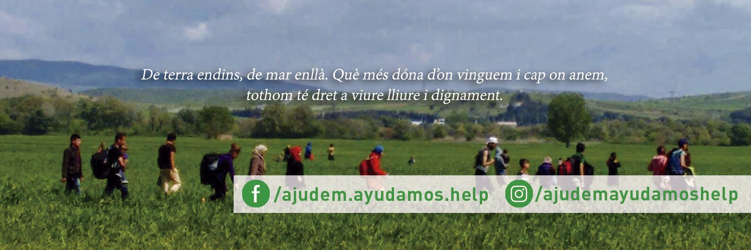 Ajudem Ayudamos Help banner