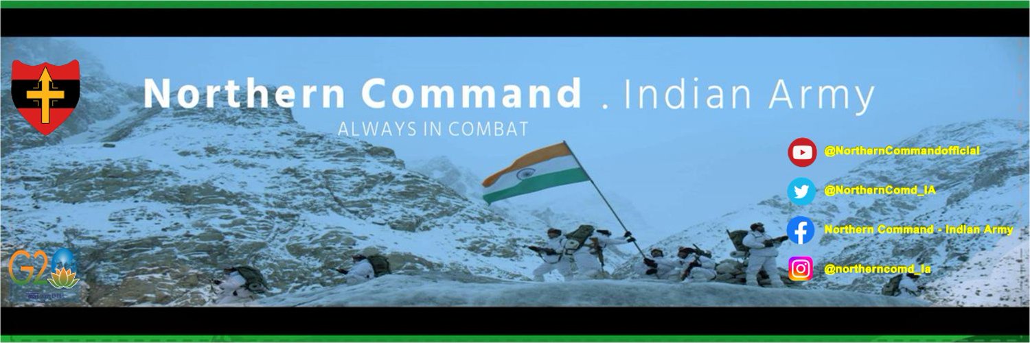 NORTHERN COMMAND - INDIAN ARMY Profile Banner