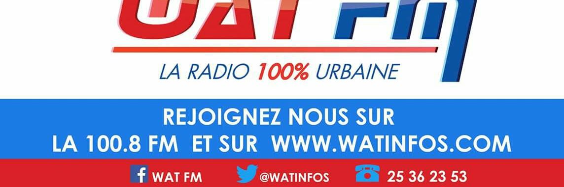WAT FM 100.8 banner
