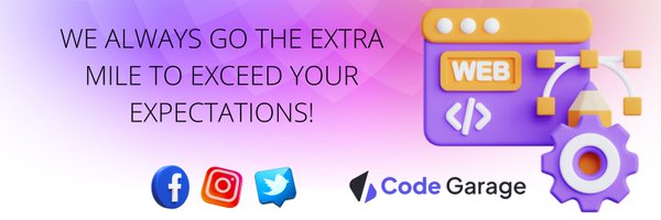 codegaragetech Profile Banner