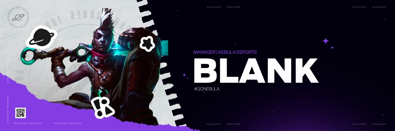 Blank banner