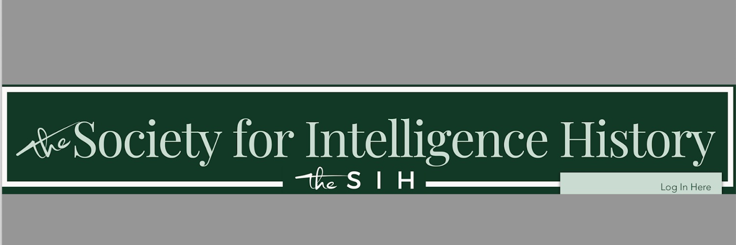 Society for Intelligence History banner