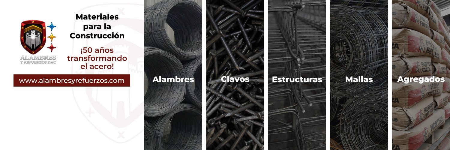 Alambres y Refuerzos Dac banner