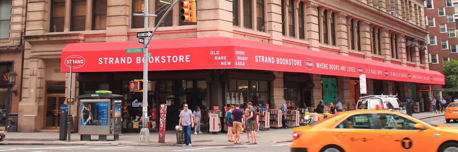 Strand Bookstore banner