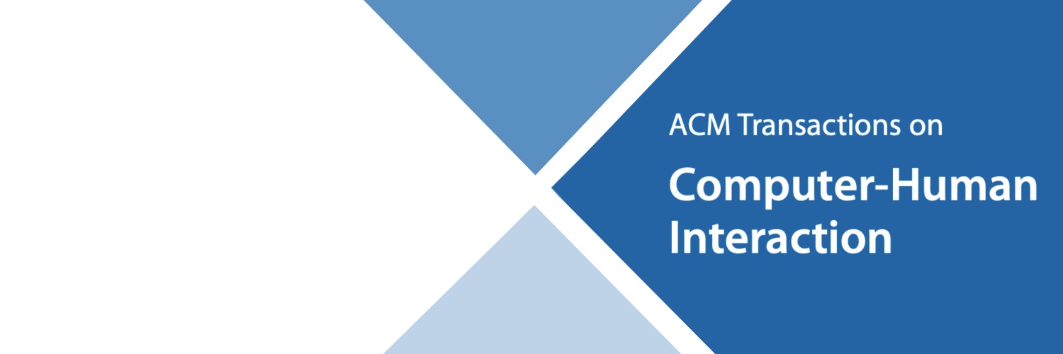 ACM TOCHI's banner