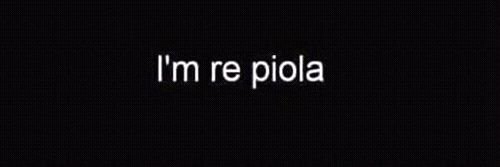i'm not re piola banner