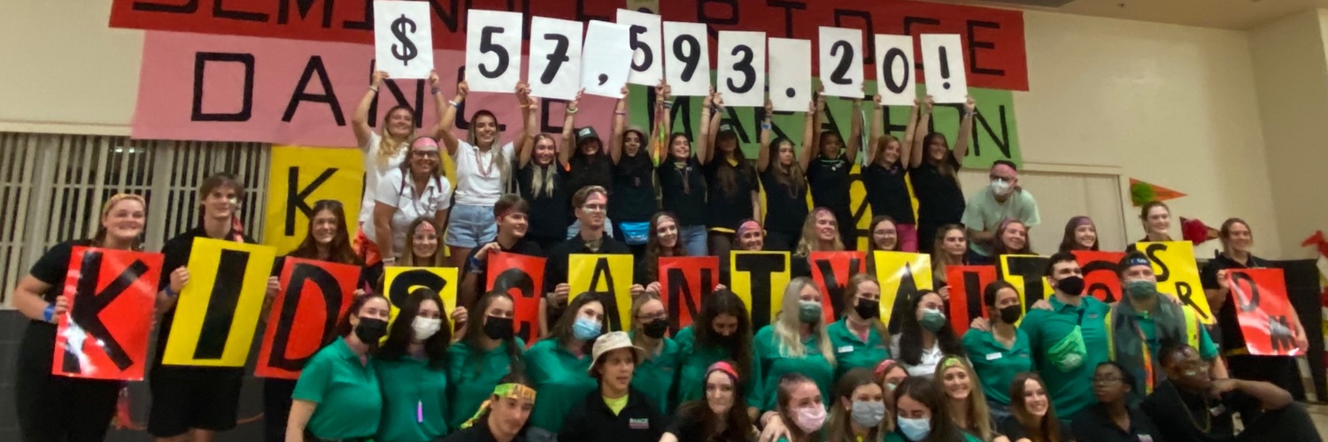 SRHS Dance Marathon banner