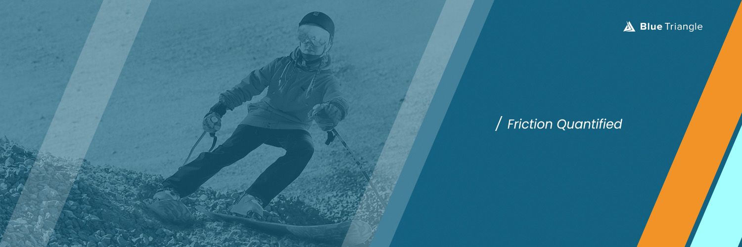 Blue Triangle banner