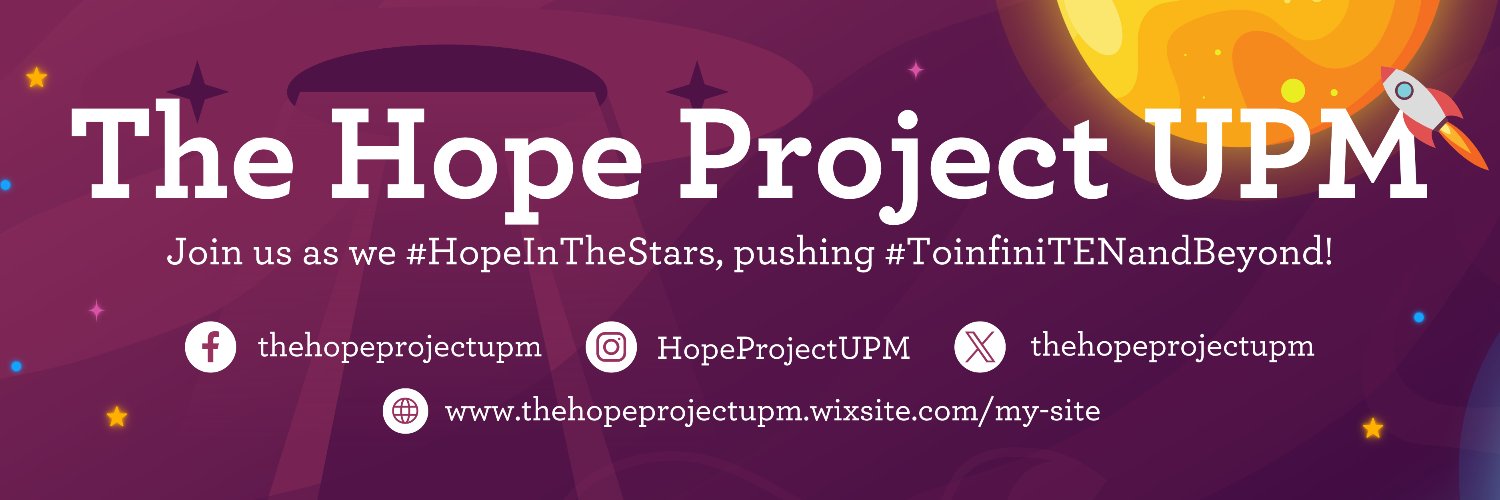 The Hope Project UPM banner