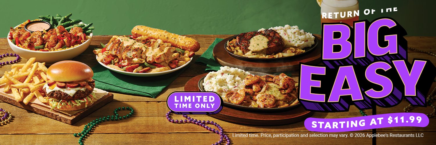 Applebee's Grill + Bar banner