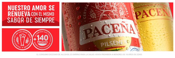Cerveza Paceña Profile Banner