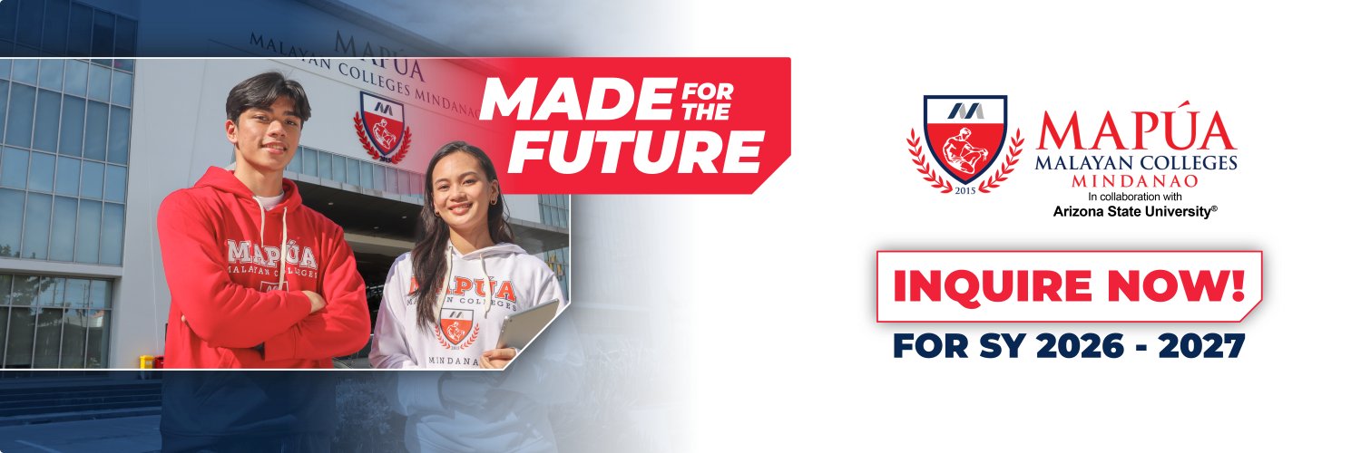Mapúa Malayan Colleges Mindanao banner
