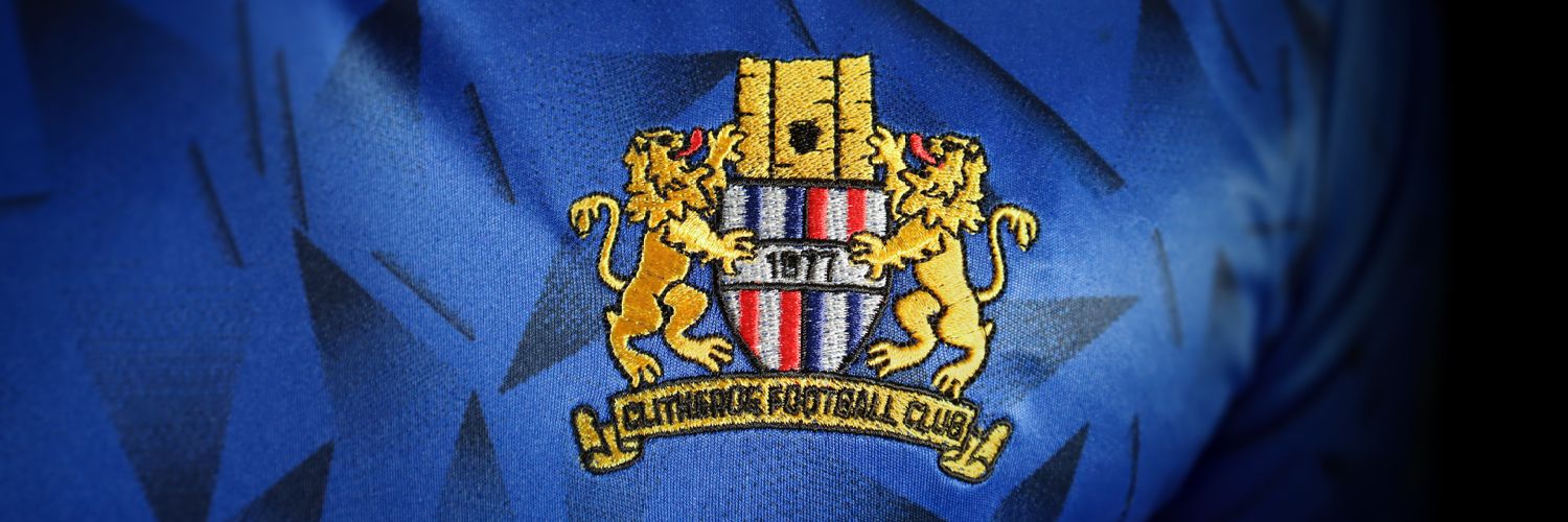 Clitheroe FC's banner