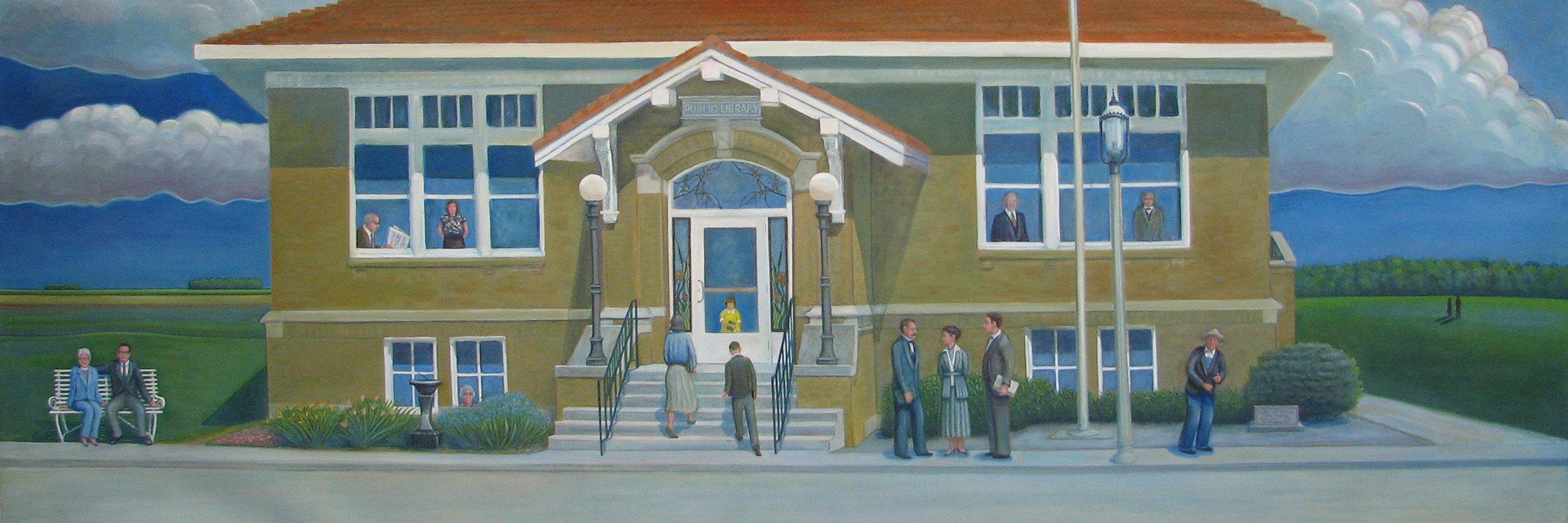 Flora Public Library banner