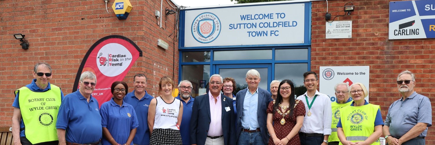 Rotary Wylde Green's banner