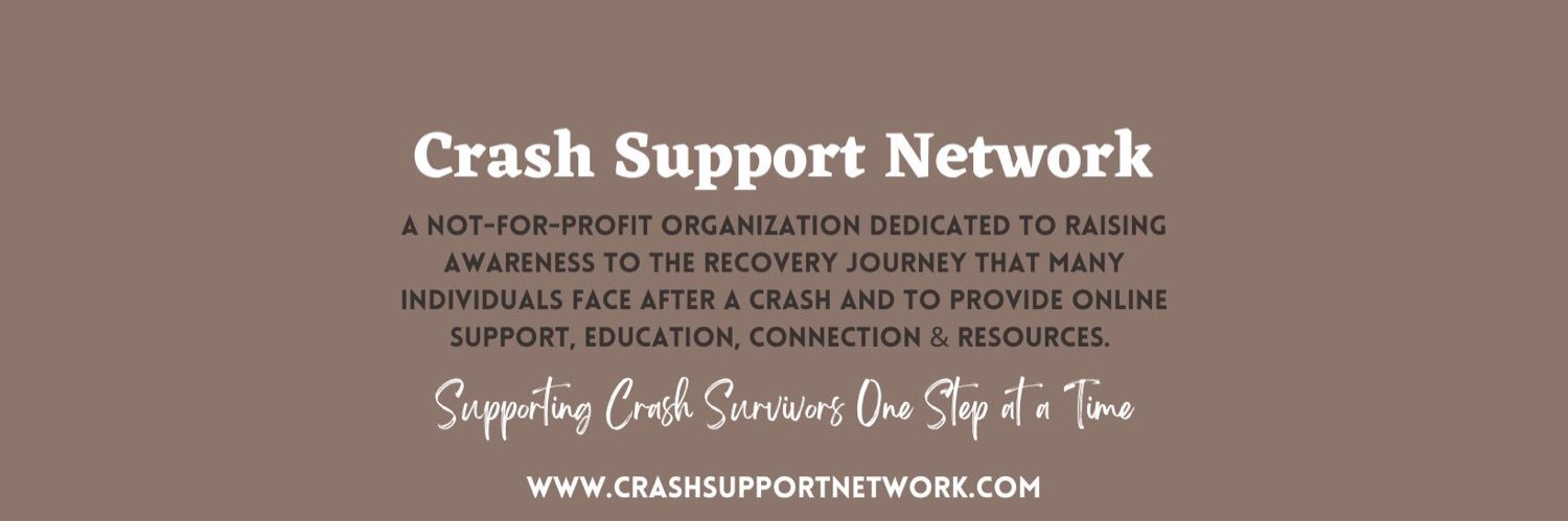 Crash Support Network - Supporting Crash Survivors's banner