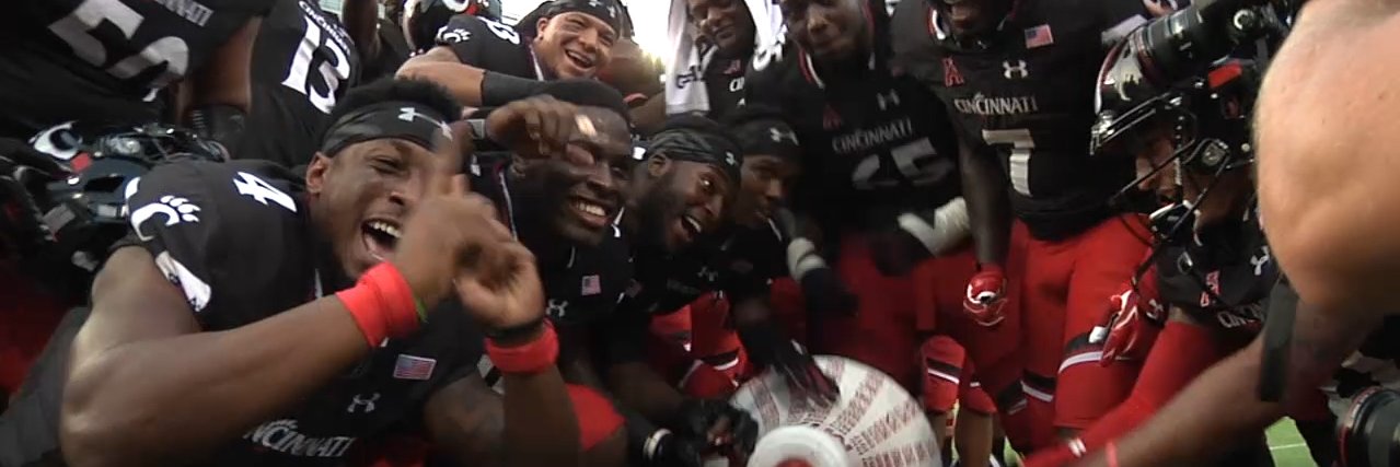 UC Football Video banner