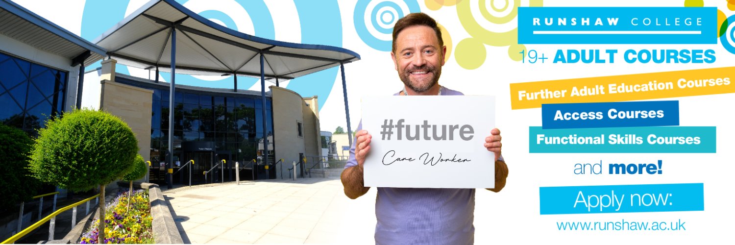 Runshaw Adult College banner