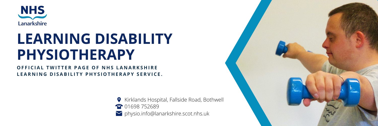 NHS Lanarkshire Learning Disability Physiotherapy banner