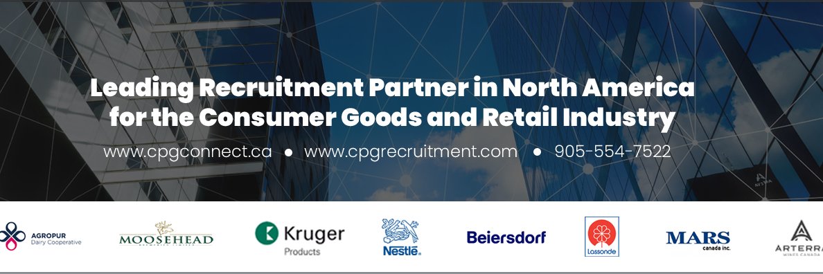 CPG Connect Executive Recruitment banner