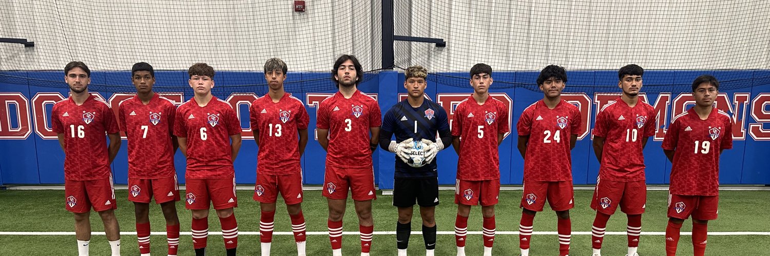 Red Demon Soccer banner