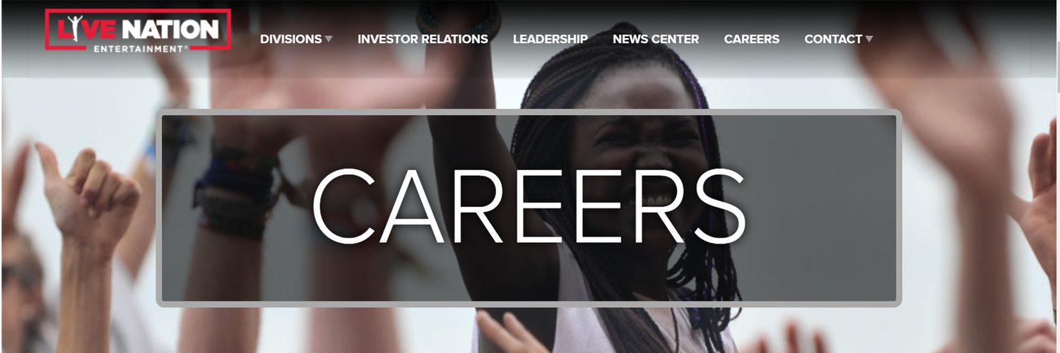 Live nation careers livenationjobs twitter