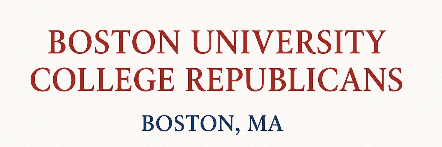 College Republicans at Boston University banner