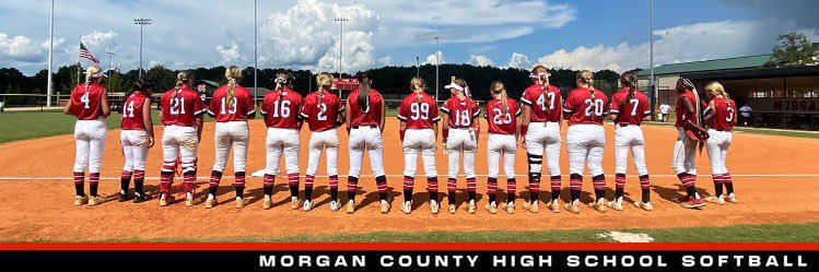 Morgan County Softball banner