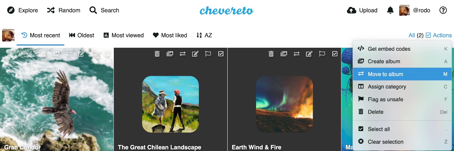 Chevereto banner
