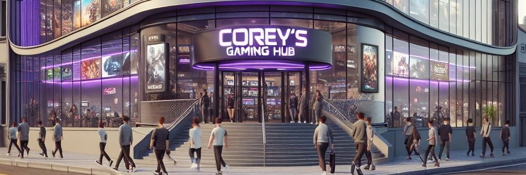 Corey's Gaming Hub banner
