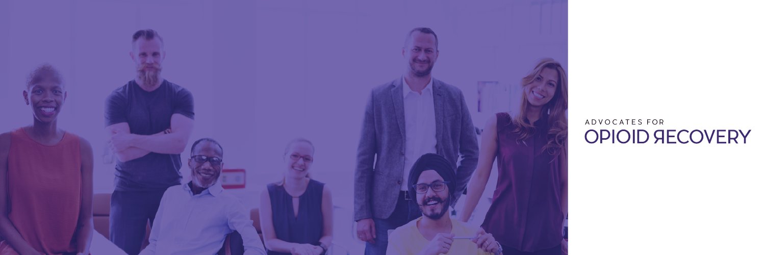 Advocates for Opioid Recovery banner