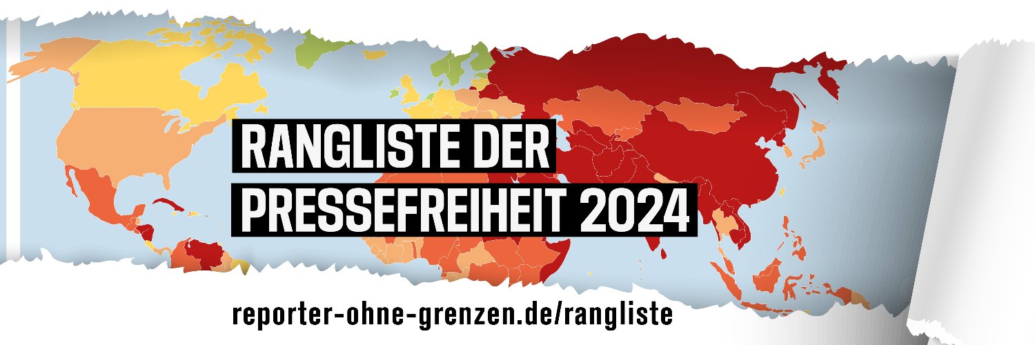 Reporter ohne Grenzen banner