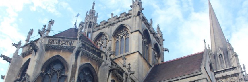 Our Lady & the English Martyrs, Cambridge banner