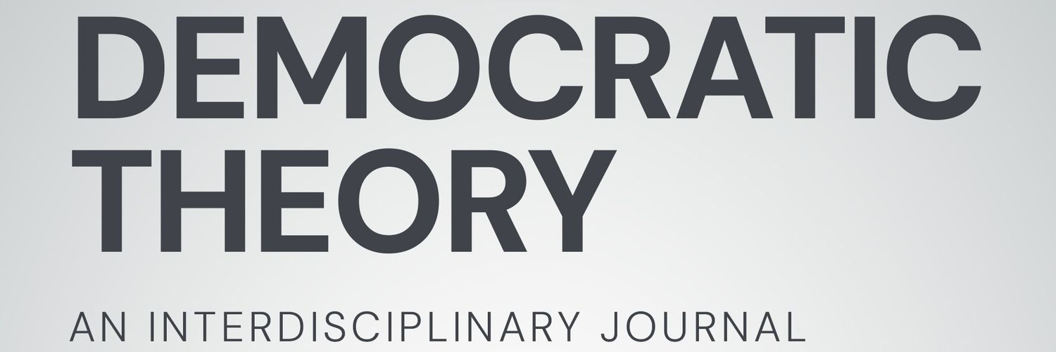 Democratic Theory: An Interdisciplinary Journal banner