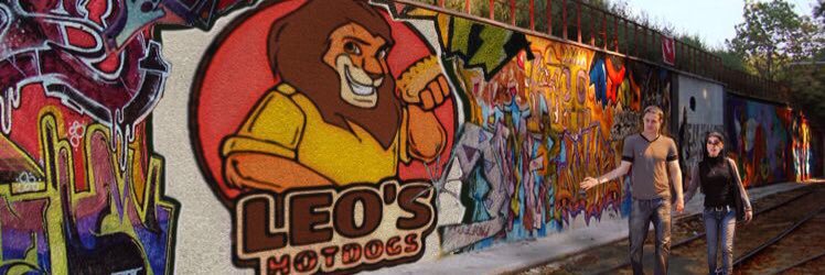 Leo's Hotdogs banner