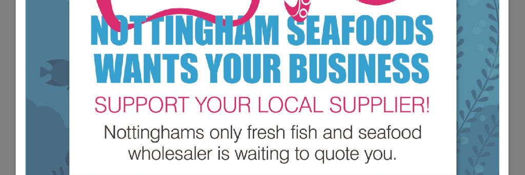 Nottingham Seafoods banner