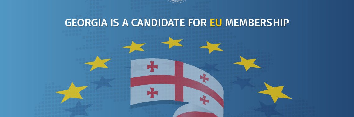 Georgia in EU/Belgium banner
