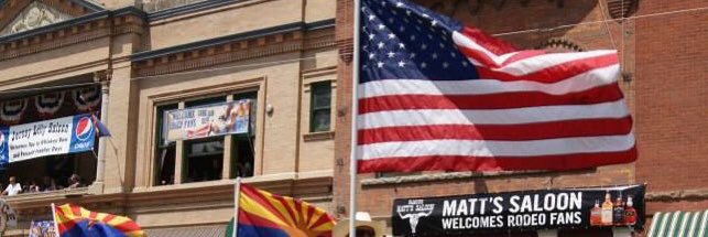 Matt's Saloon banner