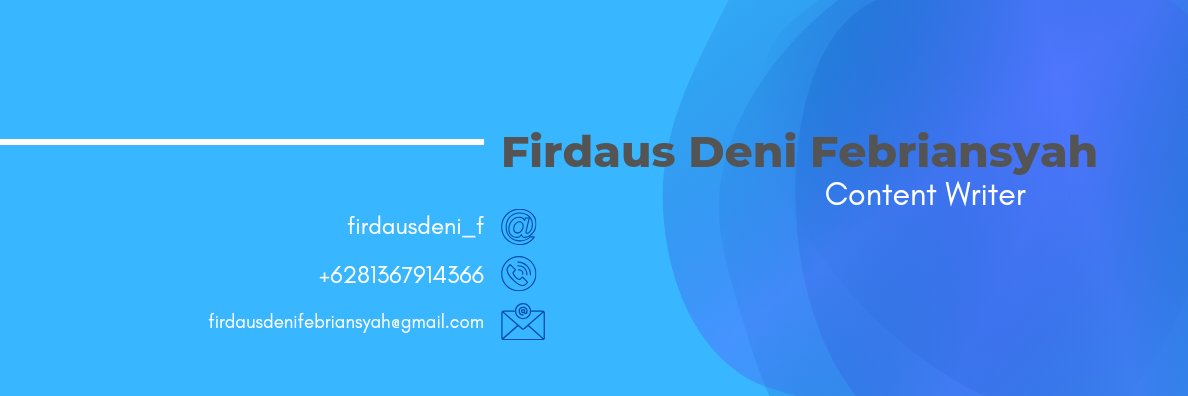FirdausDeniF's profile banner image