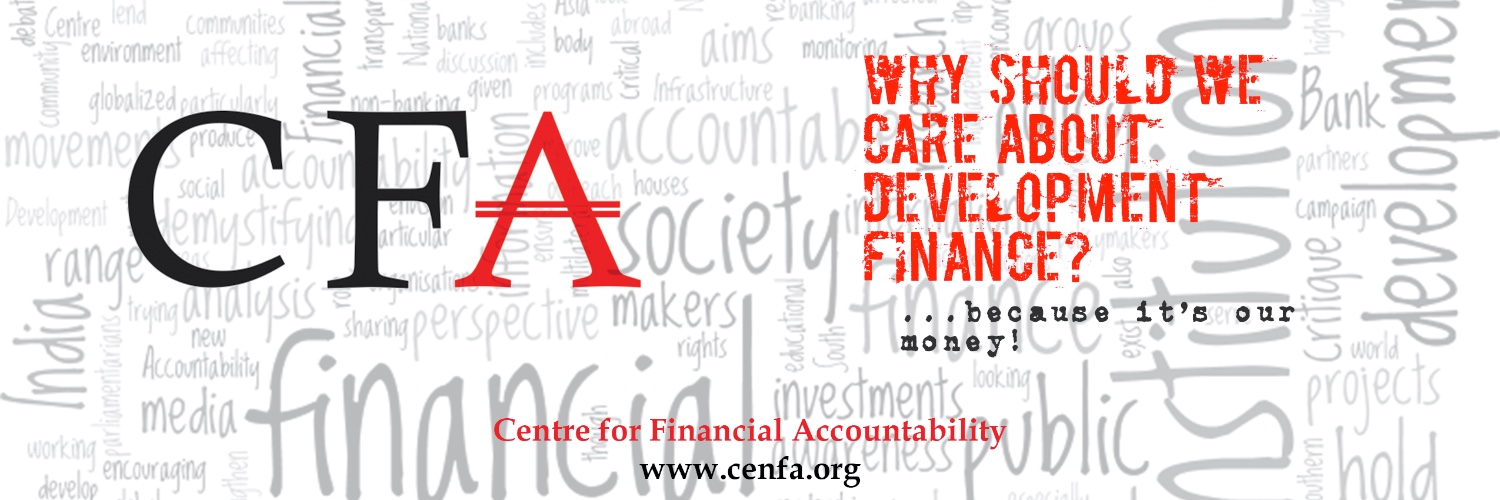 Centre for Financial Accountability's banner