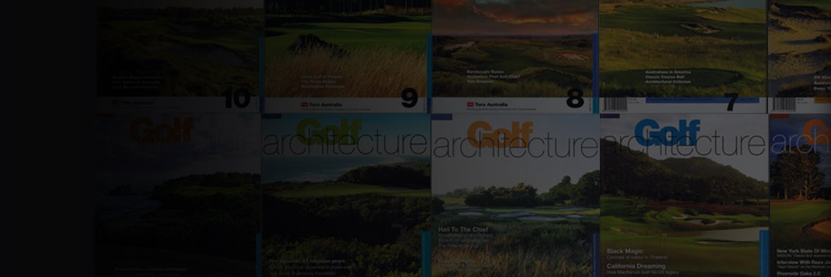 Society of Australian Golf Course Architects banner