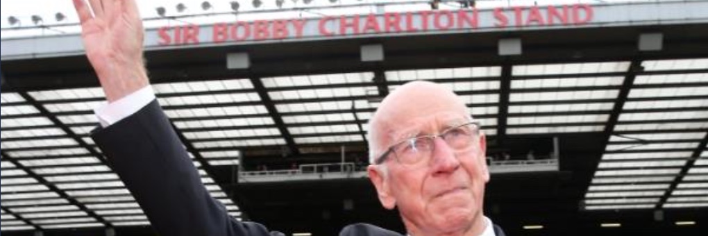 Sir Bobby Charlton banner