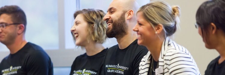 Valpo Grad School banner